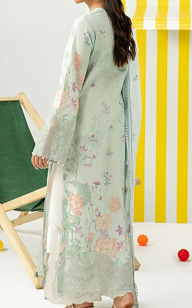Zarposh Light Green Lawn Suit | Pakistani Lawn Dress in USA- Image 2