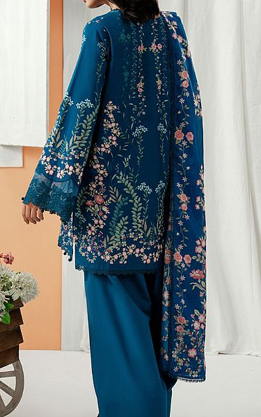 Zarposh Zinc Blue Lawn Suit | Pakistani Lawn Dress in USA- Image 2