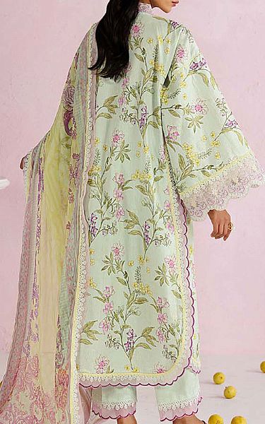 Zarqash Mint Green Lawn Suit | Pakistani Lawn Dress in USA- Image 2