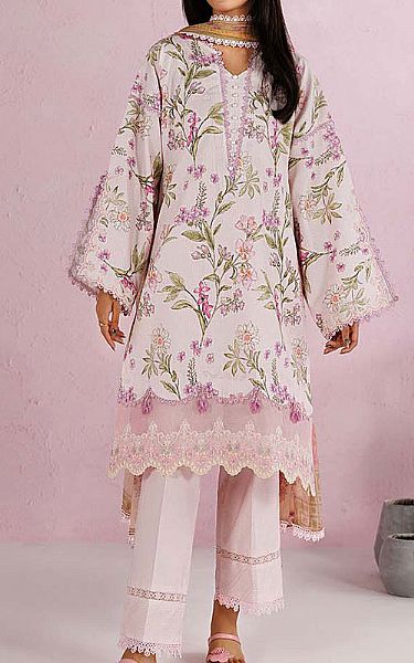Zarqash Oyster Pink Lawn Suit | Pakistani Lawn Dress in USA- Image 1