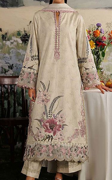 Zarqash Light Grey Lawn Suit | Pakistani Lawn Dress in USA- Image 1