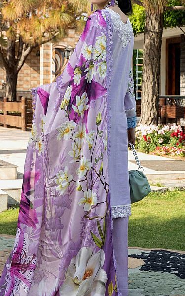 Zebaish Lavender Lawn Suit | Pakistani Dresses in USA- Image 2
