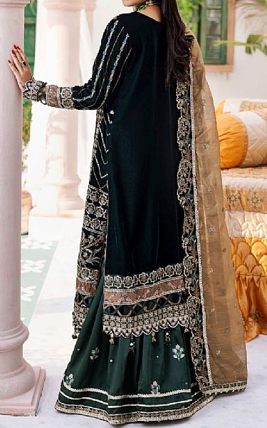 Zebtan Green Velvet Suit | Pakistani Winter Dresses in USA- Image 2