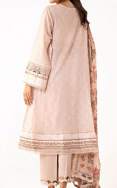 Zeen Pale Pink Lawn Suit | Pakistani Lawn Dress in USA- Image 2