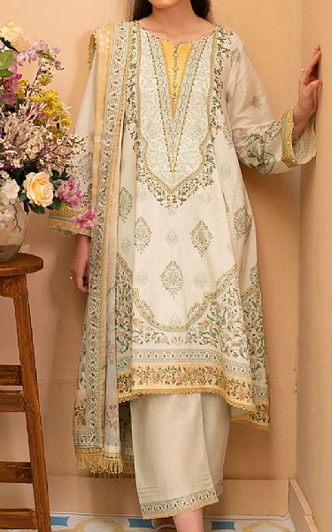 Zeen Ivory Lawn Suit | Pakistani Lawn Dress in USA- Image 1
