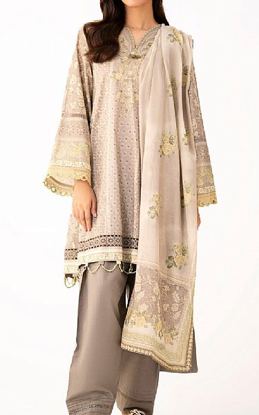 Zeen Grey Lawn Suit | Pakistani Lawn Dress in USA- Image 1