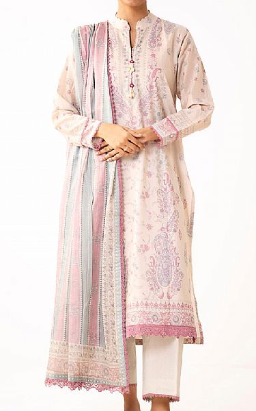 Zeen Off White Lawn Suit | Pakistani Lawn Dress in USA- Image 1