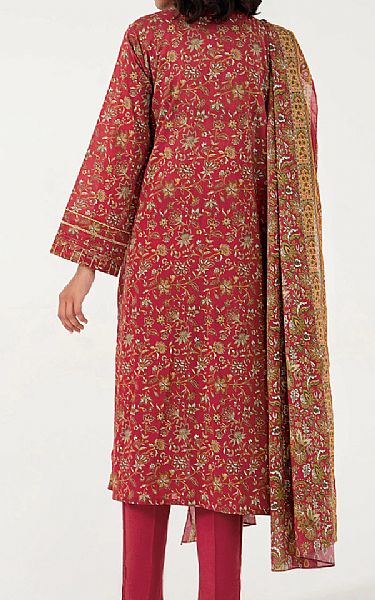 Zeen Maroon Lawn Suit | Pakistani Dresses in USA- Image 2