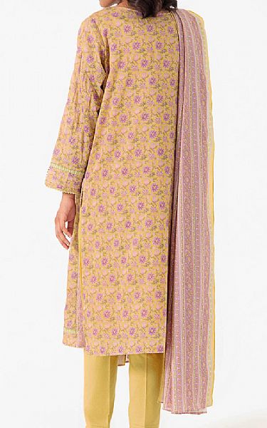Zeen Yellow/Pink Lawn Suit | Pakistani Dresses in USA- Image 2