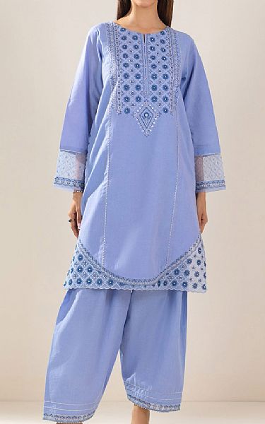 Zeen Blue Bell Lawn Suit (2 pcs) | Pakistani Lawn Suits- Image 1