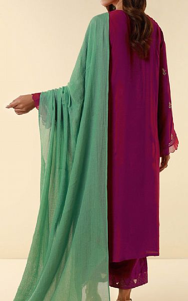 Zeen Mulberry Silk Suit | Pakistani Lawn Suits- Image 2