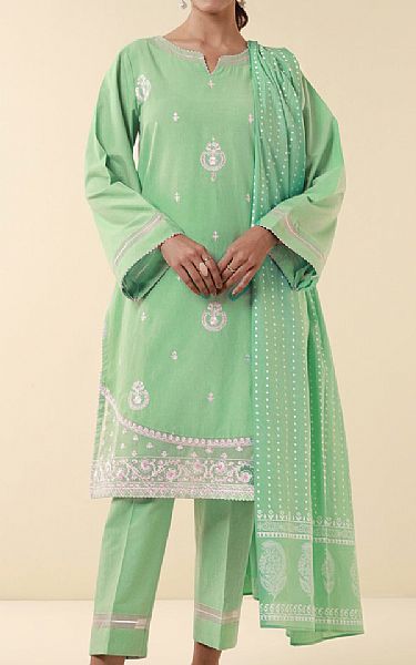 Zeen Mint Green Lawn Suit | Pakistani Lawn Suits- Image 1