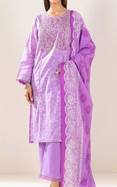 Zeen Lilac Lawn Suit | Pakistani Lawn Suits- Image 1