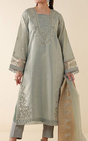 Zeen Grey Masuri Suit | Pakistani Lawn Suits- Image 1