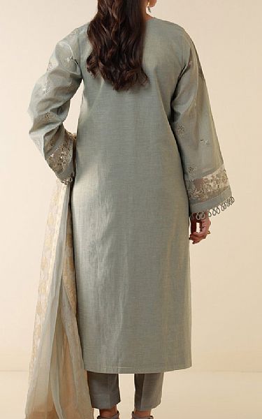 Zeen Grey Masuri Suit | Pakistani Lawn Suits- Image 2