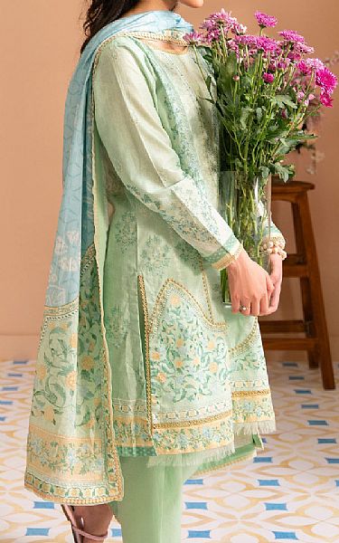 Zeen Light Green Lawn Suit | Pakistani Lawn Dress in USA- Image 2