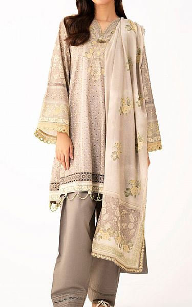 Zeen Grey Lawn Suit | Pakistani Lawn Dress in USA- Image 1
