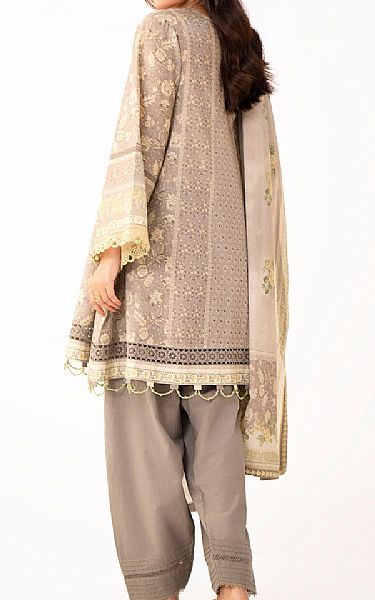 Zeen Grey Lawn Suit | Pakistani Lawn Dress in USA- Image 2
