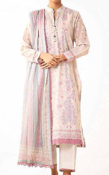 Zeen Off White Lawn Suit | Pakistani Lawn Dress in USA- Image 1