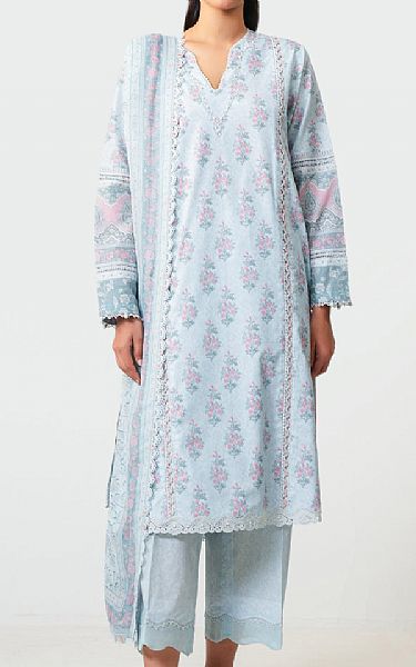 Zeen Light Blue Lawn Suit | Pakistani Lawn Dress in USA- Image 1