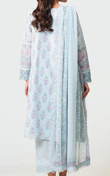 Zeen Light Blue Lawn Suit | Pakistani Lawn Dress in USA- Image 2