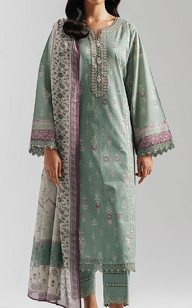 Zeen Mint Green Lawn Suit | Pakistani Lawn Dress in USA- Image 1