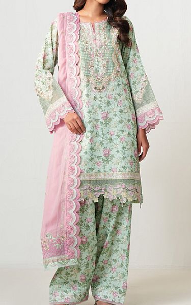 Zeen Mint Green Lawn Suit | Pakistani Lawn Dress in USA- Image 1