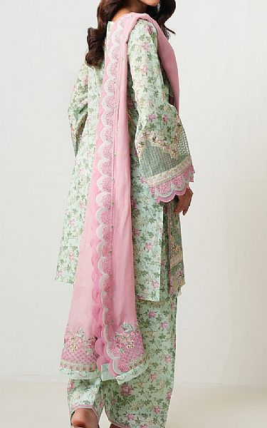 Zeen Mint Green Lawn Suit | Pakistani Lawn Dress in USA- Image 2