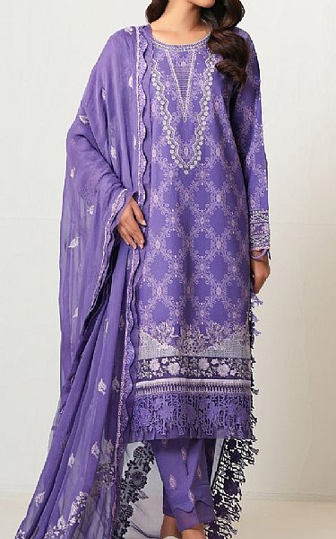 Zeen Purple Lawn Suit | Pakistani Lawn Dress in USA- Image 1