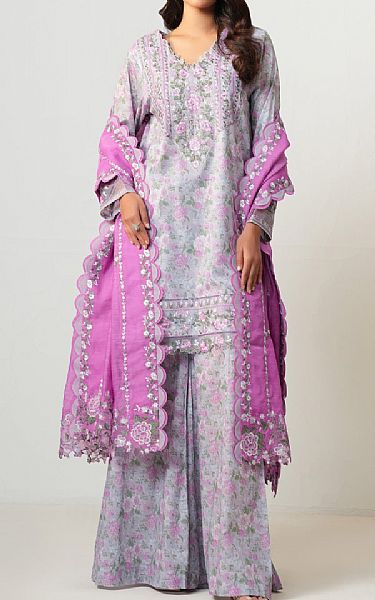 Zeen Lilac Lawn Suit | Pakistani Lawn Dress in USA- Image 1