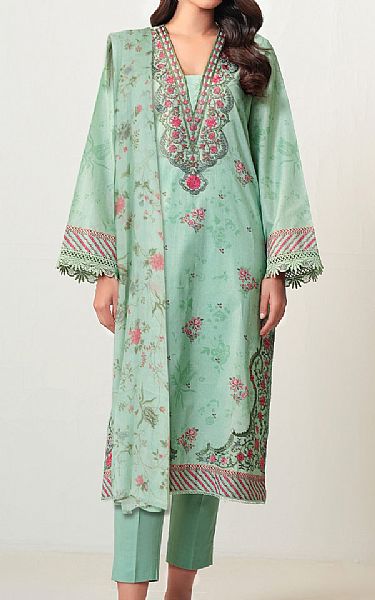 Zeen Mint Green Lawn Suit | Pakistani Lawn Dress in USA- Image 1