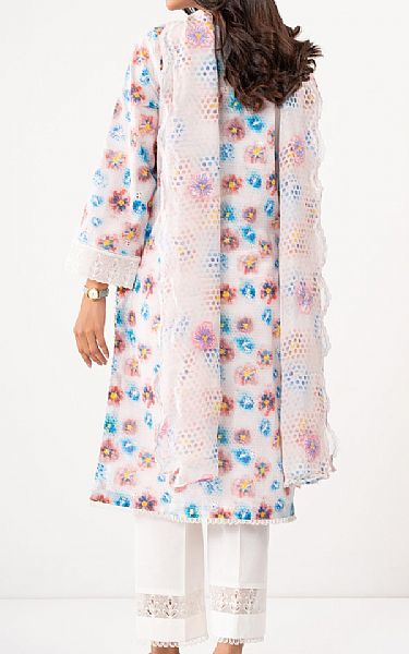 Zeen Off White Lawn Suit | Pakistani Lawn Dress in USA- Image 2