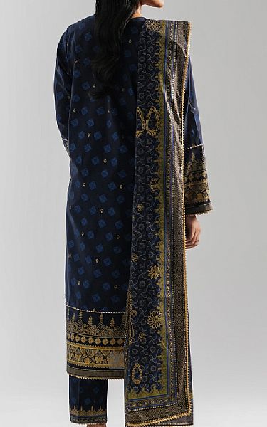 Zeen Navy Lawn Suit | Pakistani Lawn Dress in USA- Image 2