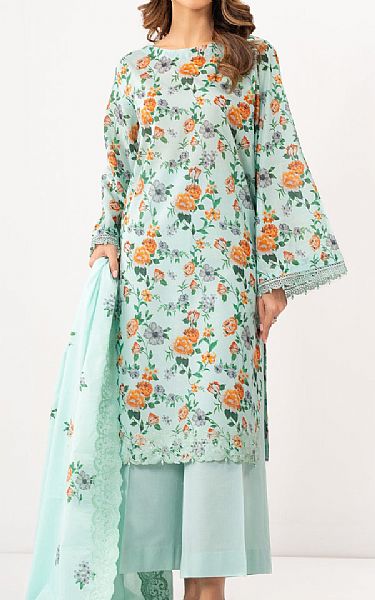 Zeen Aqua Lawn Suit | Pakistani Lawn Dress in USA- Image 1