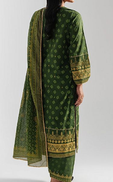 Zeen Green Lawn Suit | Pakistani Lawn Dress in USA- Image 2