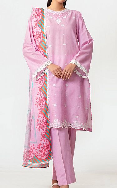 Zeen Pink Lawn Suit | Pakistani Lawn Dress in USA- Image 1