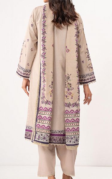 Zeen Beige Lawn Suit | Pakistani Lawn Dress in USA- Image 2