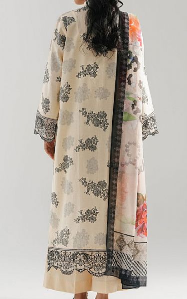 Zeen Off White Lawn Suit | Pakistani Lawn Dress in USA- Image 2