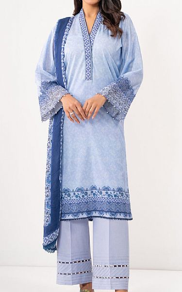 Zeen Cloudy Blue Lawn Suit | Pakistani Lawn Dress in USA- Image 1
