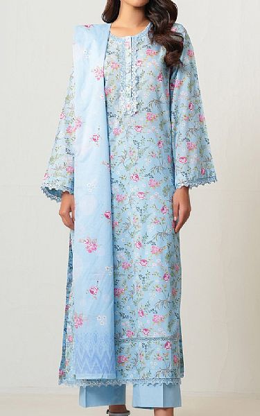 Zeen Light Blue Lawn Suit | Pakistani Lawn Dress in USA- Image 1