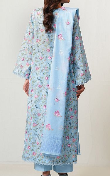 Zeen Light Blue Lawn Suit | Pakistani Lawn Dress in USA- Image 2