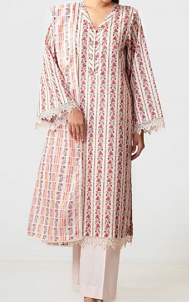 Zeen Off White Lawn Suit | Pakistani Lawn Dress in USA- Image 1