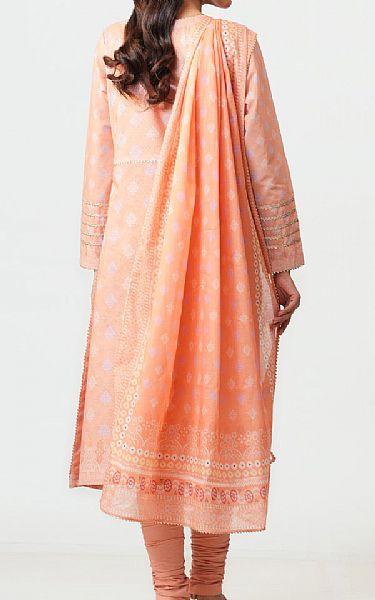 Zeen Peach Lawn Suit | Pakistani Lawn Dress in USA- Image 2