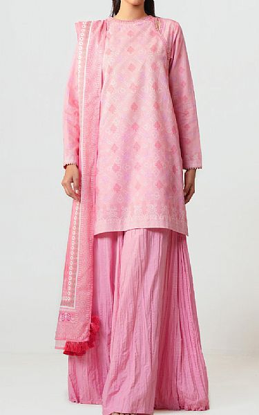 Zeen Pink Lawn Suit | Pakistani Lawn Dress in USA- Image 1