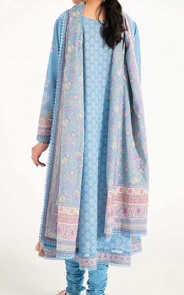 Zeen Light Blue Lawn Suit | Pakistani Lawn Dress in USA- Image 2