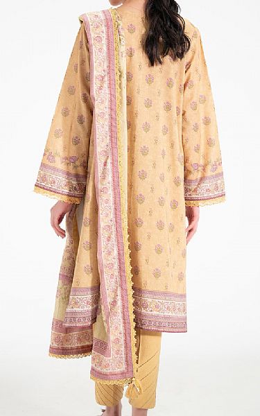 Zeen Fawn/Thistle Green Lawn Suit | Pakistani Lawn Dress in USA- Image 2