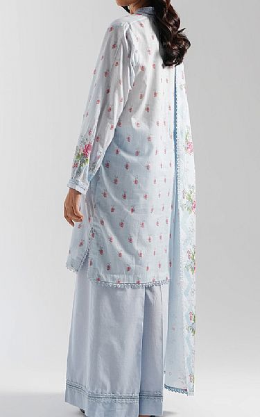 Zeen Pale Blue Lawn Suit | Pakistani Lawn Dress in USA- Image 2