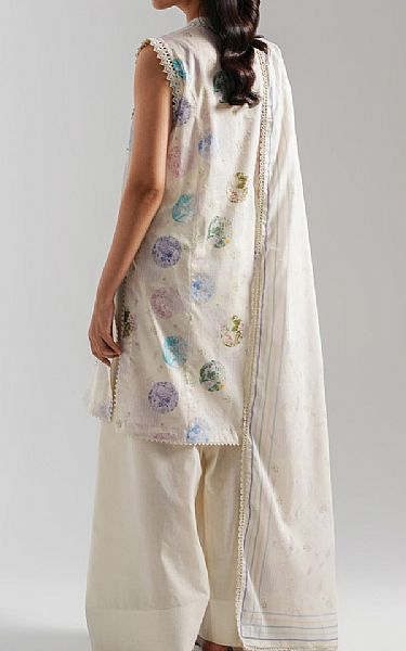 Zeen Off White Lawn Suit | Pakistani Lawn Dress in USA- Image 2