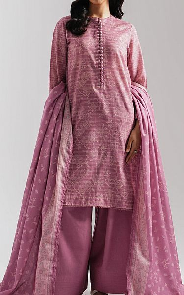 Zeen Dusty Pink Lawn Suit | Pakistani Lawn Dress in USA- Image 1
