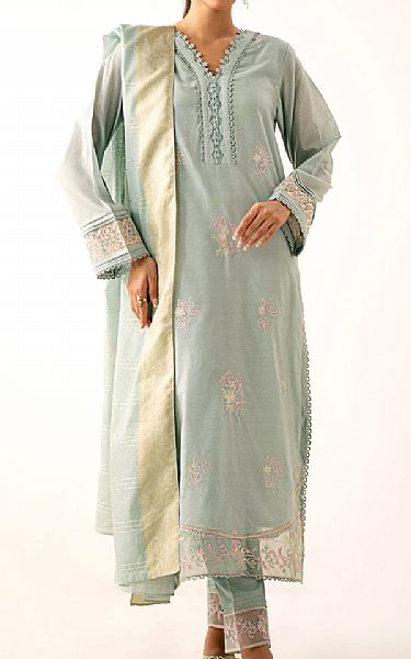 Zeen Summer Green Cotton Suit | Pakistani Lawn Dress in USA- Image 1